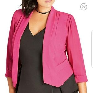 REDUCED⚘City Chic⚘ Plus Size Drapey Blazer 16W⚘